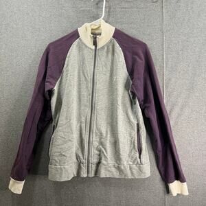 Penguin Womens Small Jacket Gray Long Sleeve Full Zip